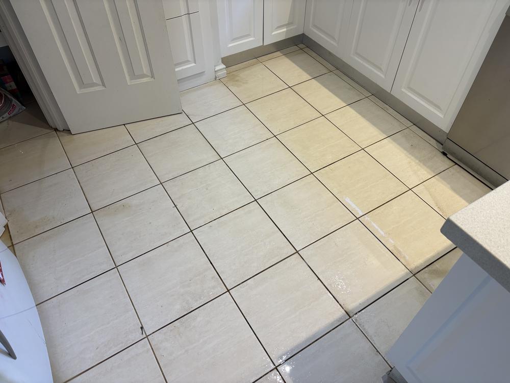 Second before photo from the Scarborough tile cleaning job.
