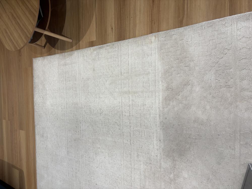 During photo from the rug clean in Kingsley. 