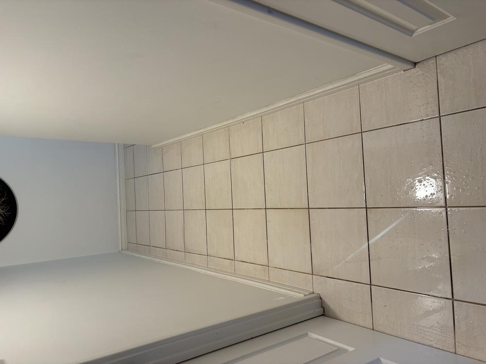 Before photo of tile cleaning work in Scarborough